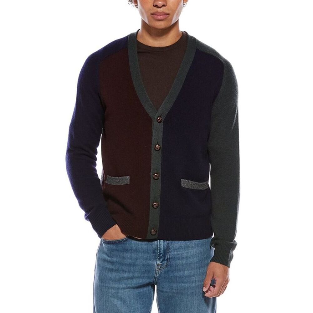 J.Mclaughlin Mens  Pennant Cardigan Sweater